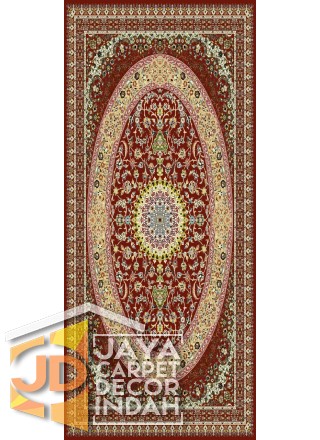 Karpet Permadani Solomon 700 Reeds Lajevardi Red 3609 ukuran 100x150, 150x225, 200x300, 250x350, 300x400